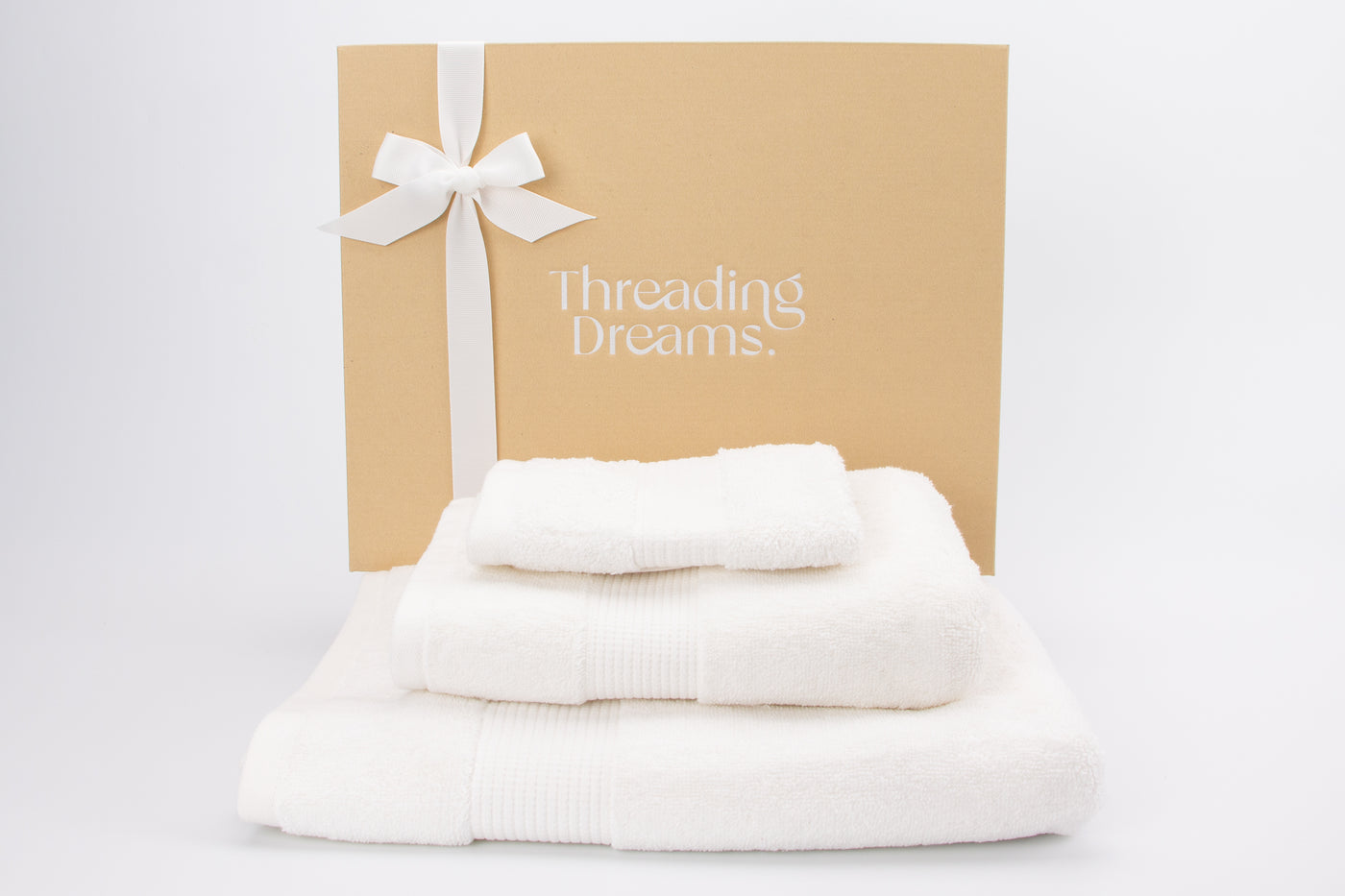 3 Piece Personalised Organic Cotton Towel Set