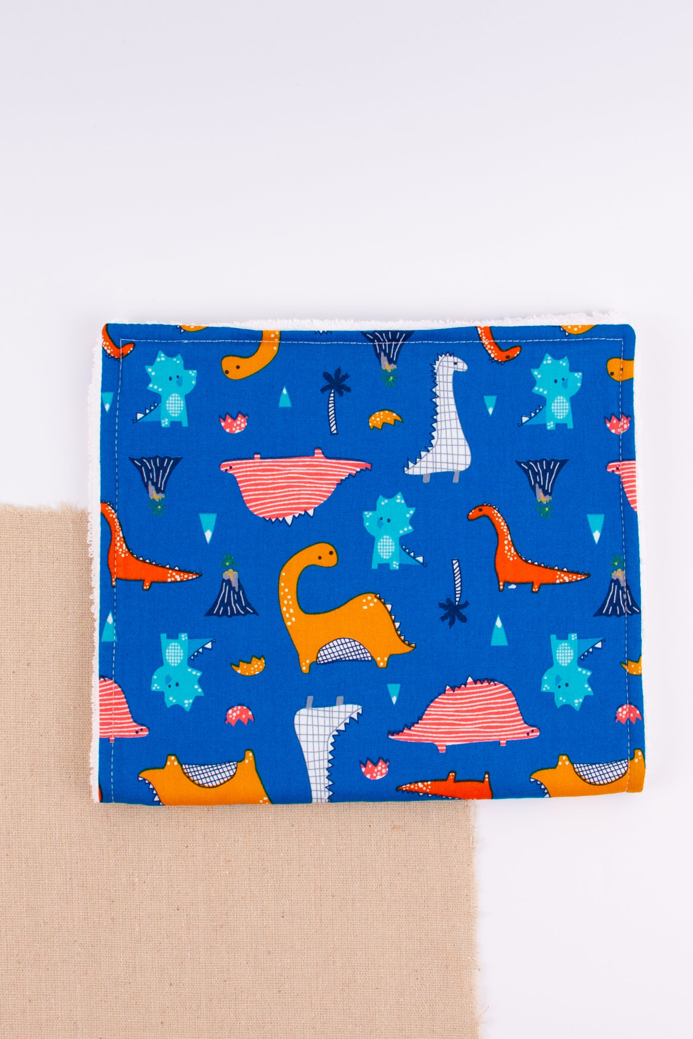 Burp Cloth - Blue Dino