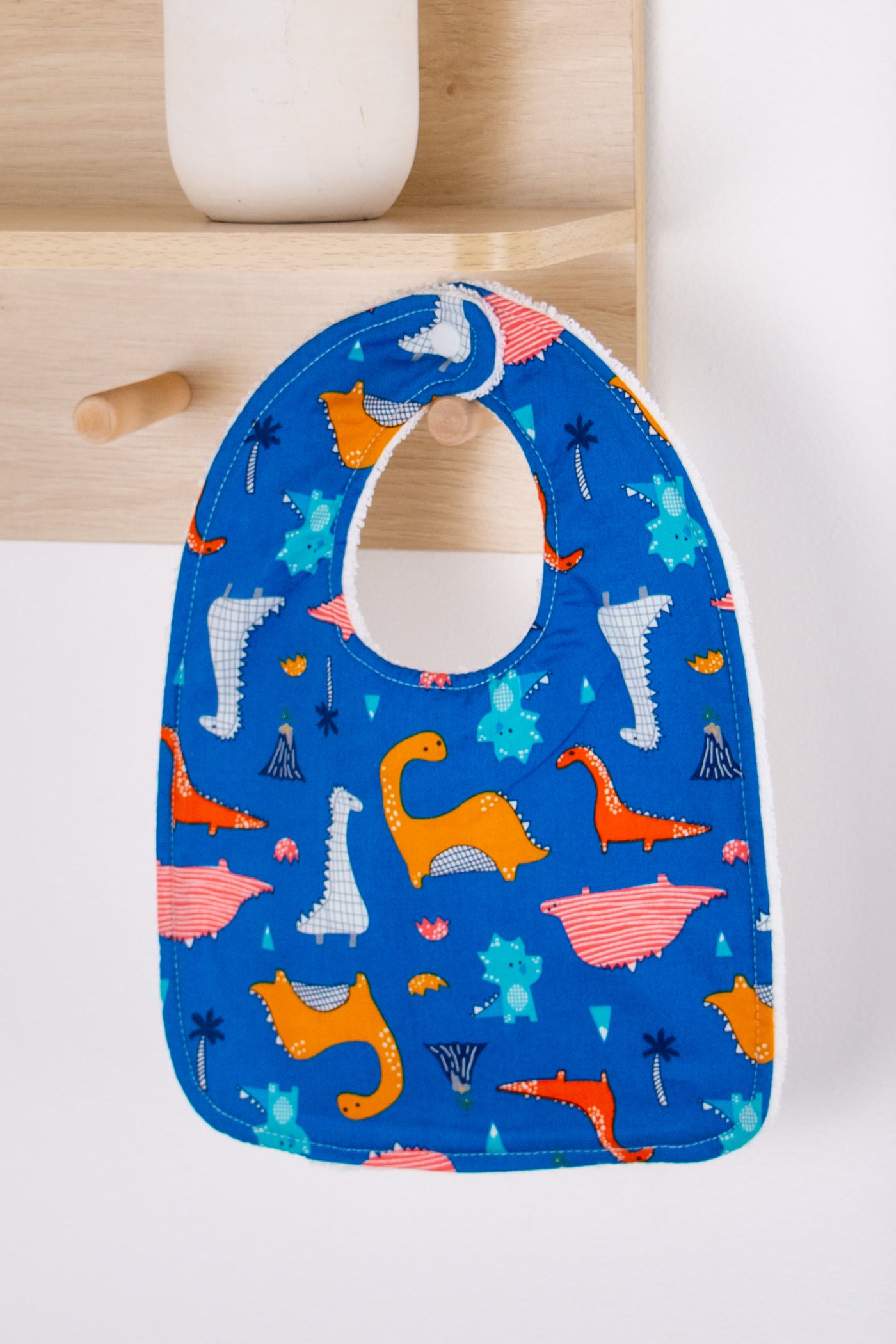 Bib - Blue Dino